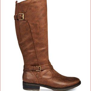 Bare Traps Womens Alysha Wide Calf Riding Boots